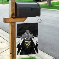 Cornwall Celtic Cross Garden Flag Coat Of Arms With Celtic Pattern - Wonder Print Shop