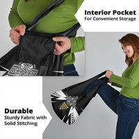 Cornwall Celtic Cross Grocery Bag Coat Of Arms With Celtic Pattern - Wonder Print Shop