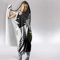 Cornwall Celtic Cross Hooded Blanket Coat Of Arms With Celtic Pattern - Wonder Print Shop