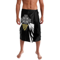 Cornwall Celtic Cross Lavalava Coat Of Arms With Celtic Pattern - Wonder Print Shop