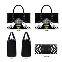 Cornwall Celtic Cross Leather Bag Coat Of Arms With Celtic Pattern - Wonder Print Shop