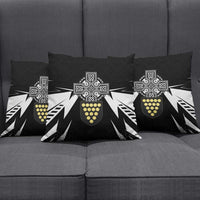 Cornwall Celtic Cross Pillow Cover Coat Of Arms With Celtic Pattern - Wonder Print Shop