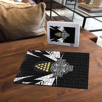 Cornwall Celtic Cross Puzzle Coat Of Arms With Celtic Pattern - Wonder Print Shop