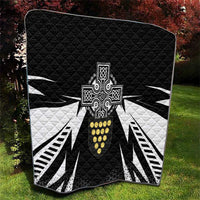 Cornwall Celtic Cross Quilt Coat Of Arms With Celtic Pattern - Wonder Print Shop