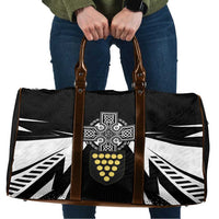 Cornwall Celtic Cross Travel Bag Coat Of Arms With Celtic Pattern - Wonder Print Shop