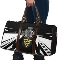 Cornwall Celtic Cross Travel Bag Coat Of Arms With Celtic Pattern - Wonder Print Shop