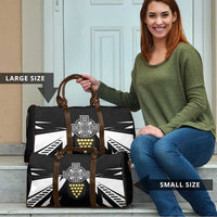 Cornwall Celtic Cross Travel Bag Coat Of Arms With Celtic Pattern - Wonder Print Shop