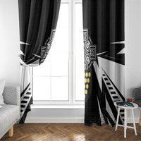 Cornwall Celtic Cross Window Curtain Coat Of Arms With Celtic Pattern - Wonder Print Shop