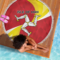 Isle of Man Beach Blanket Triskele Ny Tree Cassyn - Wonder Print Shop