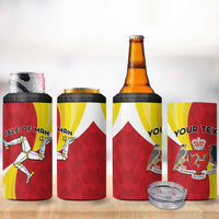 Personalized Isle of Man 4 in 1 Can Cooler Tumbler Triskele Ny Tree Cassyn - Wonder Print Shop