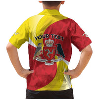 Personalized Isle of Man Family Matching Mermaid Dress and Hawaiian Shirt Triskele Ny Tree Cassyn - Wonder Print Shop