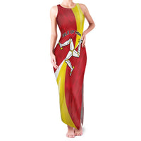 Personalized Isle of Man Family Matching Tank Maxi Dress and Hawaiian Shirt Triskele Ny Tree Cassyn - Wonder Print Shop