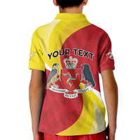 Personalized Isle of Man Kid Polo Shirt Triskele Ny Tree Cassyn - Wonder Print Shop