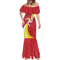 Personalized Isle of Man Mermaid Dress Triskele Ny Tree Cassyn - Wonder Print Shop