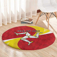 Isle of Man Round Carpet Triskele Ny Tree Cassyn - Wonder Print Shop
