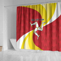 Isle of Man Shower Curtain Triskele Ny Tree Cassyn - Wonder Print Shop