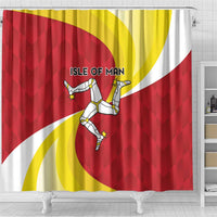 Isle of Man Shower Curtain Triskele Ny Tree Cassyn - Wonder Print Shop