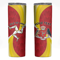 Personalized Isle of Man Skinny Tumbler Triskele Ny Tree Cassyn - Wonder Print Shop