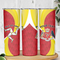 Personalized Isle of Man Skinny Tumbler Triskele Ny Tree Cassyn - Wonder Print Shop