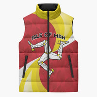Personalized Isle of Man Sleeveless Puffer Jacket Triskele Ny Tree Cassyn - Wonder Print Shop