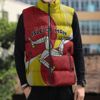 Personalized Isle of Man Sleeveless Puffer Jacket Triskele Ny Tree Cassyn - Wonder Print Shop