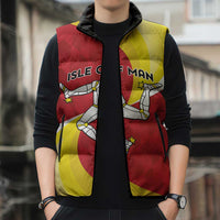 Personalized Isle of Man Sleeveless Puffer Jacket Triskele Ny Tree Cassyn - Wonder Print Shop