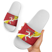 Isle of Man Slide Sandals Triskele Ny Tree Cassyn - Wonder Print Shop
