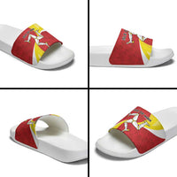Isle of Man Slide Sandals Triskele Ny Tree Cassyn - Wonder Print Shop