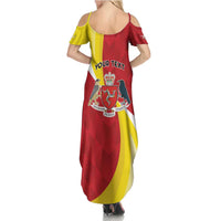 Personalized Isle of Man Summer Maxi Dress Triskele Ny Tree Cassyn - Wonder Print Shop