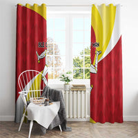 Isle of Man Window Curtain Triskele Ny Tree Cassyn - Wonder Print Shop