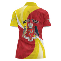 Personalized Isle of Man Women Polo Shirt Triskele Ny Tree Cassyn - Wonder Print Shop