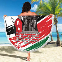 Kenya Mashujaa Day Beach Blanket Kenyan Heroes - Wonder Print Shop