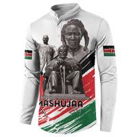 Kenya Mashujaa Day Button Sweatshirt Kenyan Heroes - Wonder Print Shop