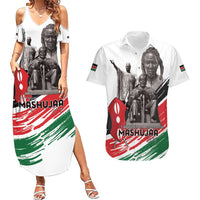 Kenya Mashujaa Day Couples Matching Summer Maxi Dress and Hawaiian Shirt Kenyan Heroes - Wonder Print Shop