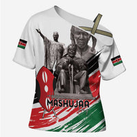 Kenya Mashujaa Day Cross Shoulder Shirt Kenyan Heroes - Wonder Print Shop