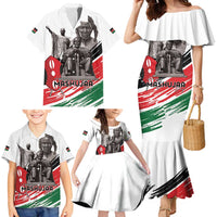 Kenya Mashujaa Day Family Matching Mermaid Dress and Hawaiian Shirt Kenyan Heroes - Wonder Print Shop