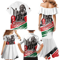 Kenya Mashujaa Day Family Matching Mermaid Dress and Hawaiian Shirt Kenyan Heroes - Wonder Print Shop
