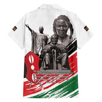 Kenya Mashujaa Day Family Matching Off Shoulder Maxi Dress and Hawaiian Shirt Kenyan Heroes - Wonder Print Shop