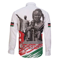 Kenya Mashujaa Day Family Matching Off Shoulder Short Dress and Hawaiian Shirt Kenyan Heroes - Wonder Print Shop