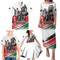 Kenya Mashujaa Day Family Matching Puletasi and Hawaiian Shirt Kenyan Heroes - Wonder Print Shop