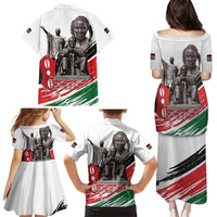 Kenya Mashujaa Day Family Matching Puletasi and Hawaiian Shirt Kenyan Heroes - Wonder Print Shop