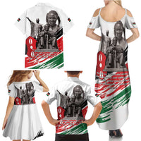 Kenya Mashujaa Day Family Matching Summer Maxi Dress and Hawaiian Shirt Kenyan Heroes - Wonder Print Shop