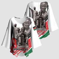 Kenya Mashujaa Day Kimono Sleeve Blouse Kenyan Heroes - Wonder Print Shop