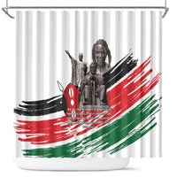 Kenya Mashujaa Day Shower Curtain Kenyan Heroes - Wonder Print Shop