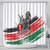 Kenya Mashujaa Day Shower Curtain Kenyan Heroes - Wonder Print Shop