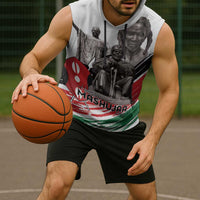 Kenya Mashujaa Day Sleeveless Hoodie Kenyan Heroes - Wonder Print Shop