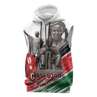 Kenya Mashujaa Day Sleeveless Zip Hoodie Kenyan Heroes - Wonder Print Shop