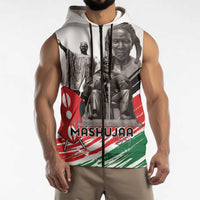 Kenya Mashujaa Day Sleeveless Zip Hoodie Kenyan Heroes - Wonder Print Shop