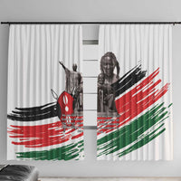 Kenya Mashujaa Day Window Curtain Kenyan Heroes - Wonder Print Shop