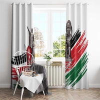 Kenya Mashujaa Day Window Curtain Kenyan Heroes - Wonder Print Shop
